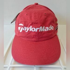 Taylormade Hat Cap Strapback Red R5 Hundred Series Adjustable New w/Tags VTG